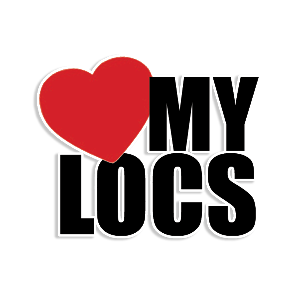 Love My Locs Car Decal Sticker