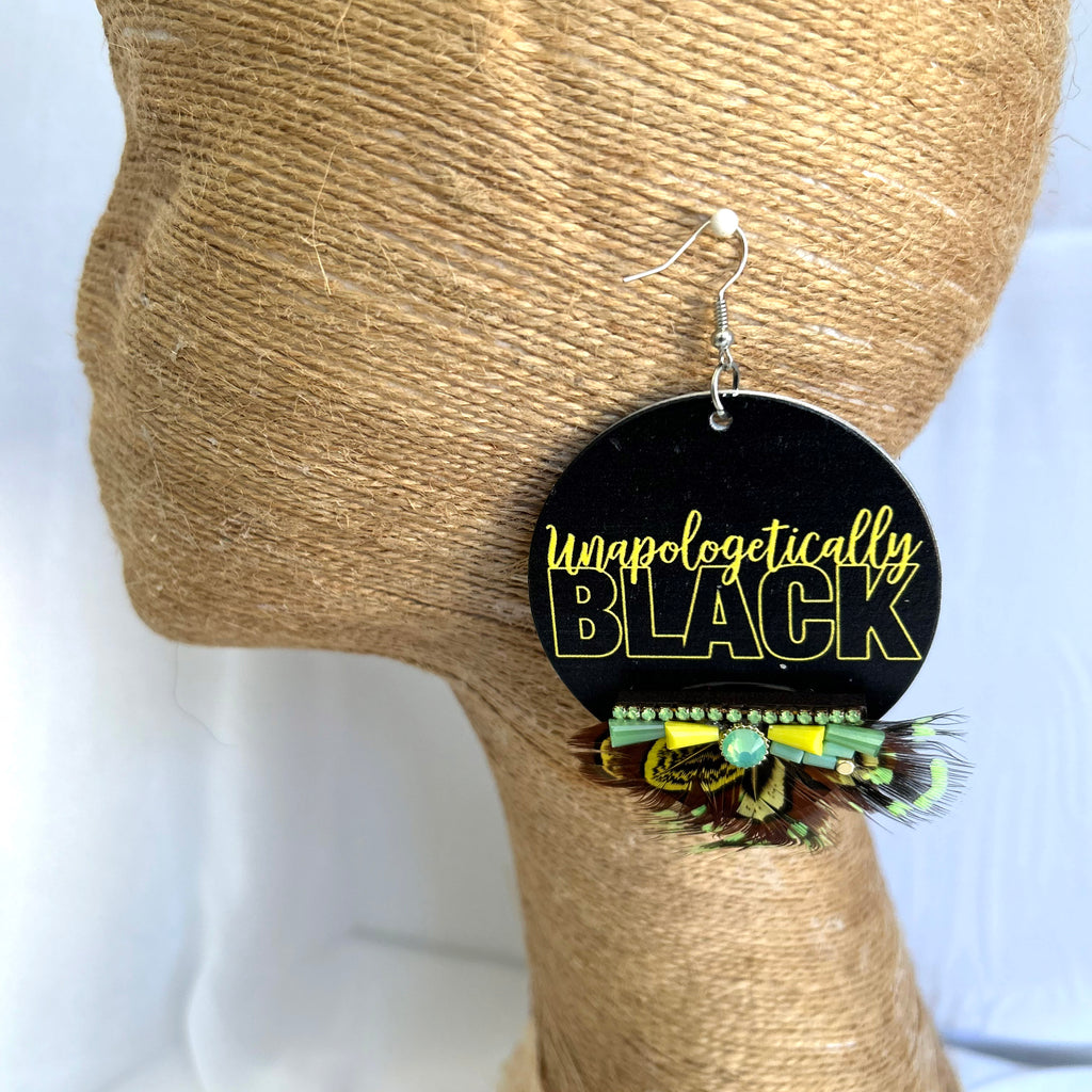Unapologetically Black Statement Earrings