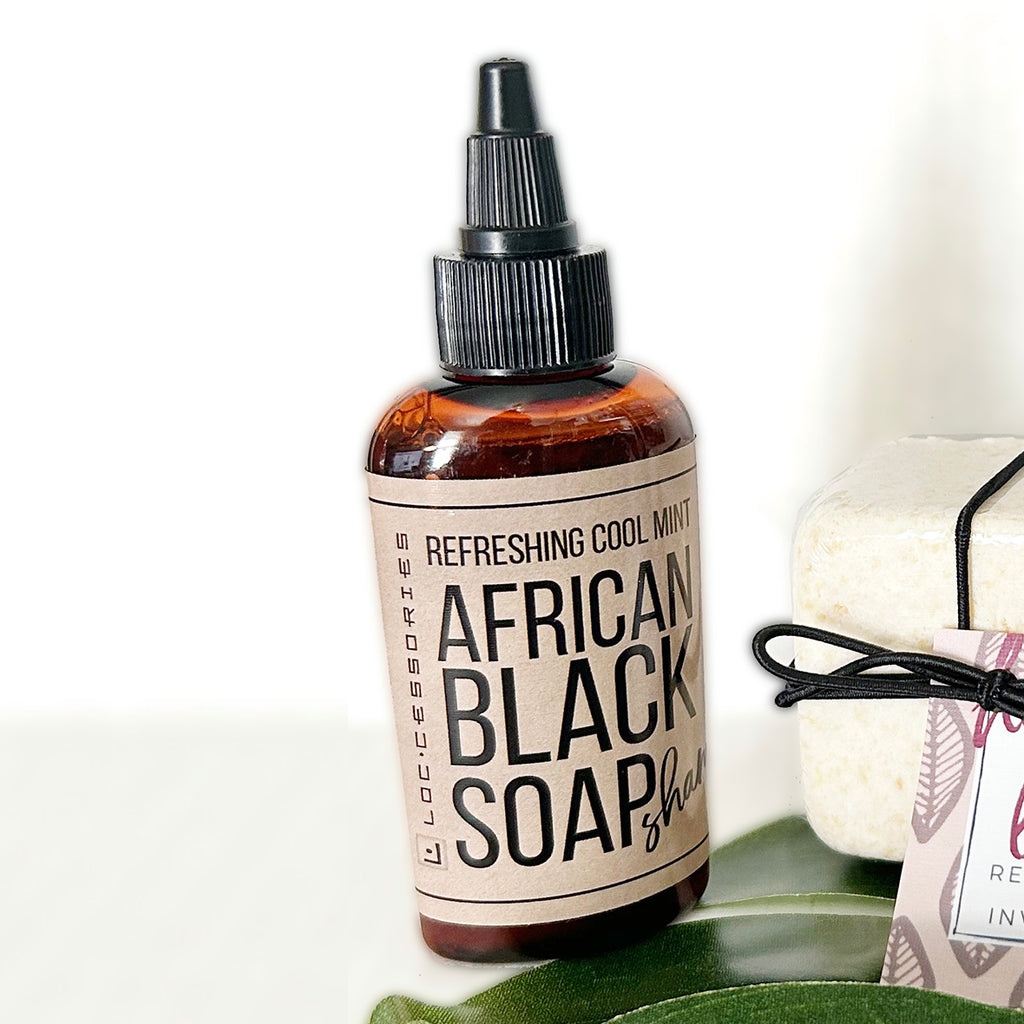 Cool Mint Liquid African Black Soap - Travel Size