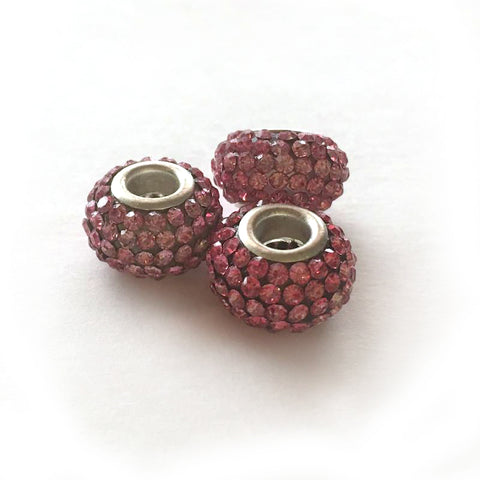 “Pink Ice” Crystal Loc Beads - Loccessories™