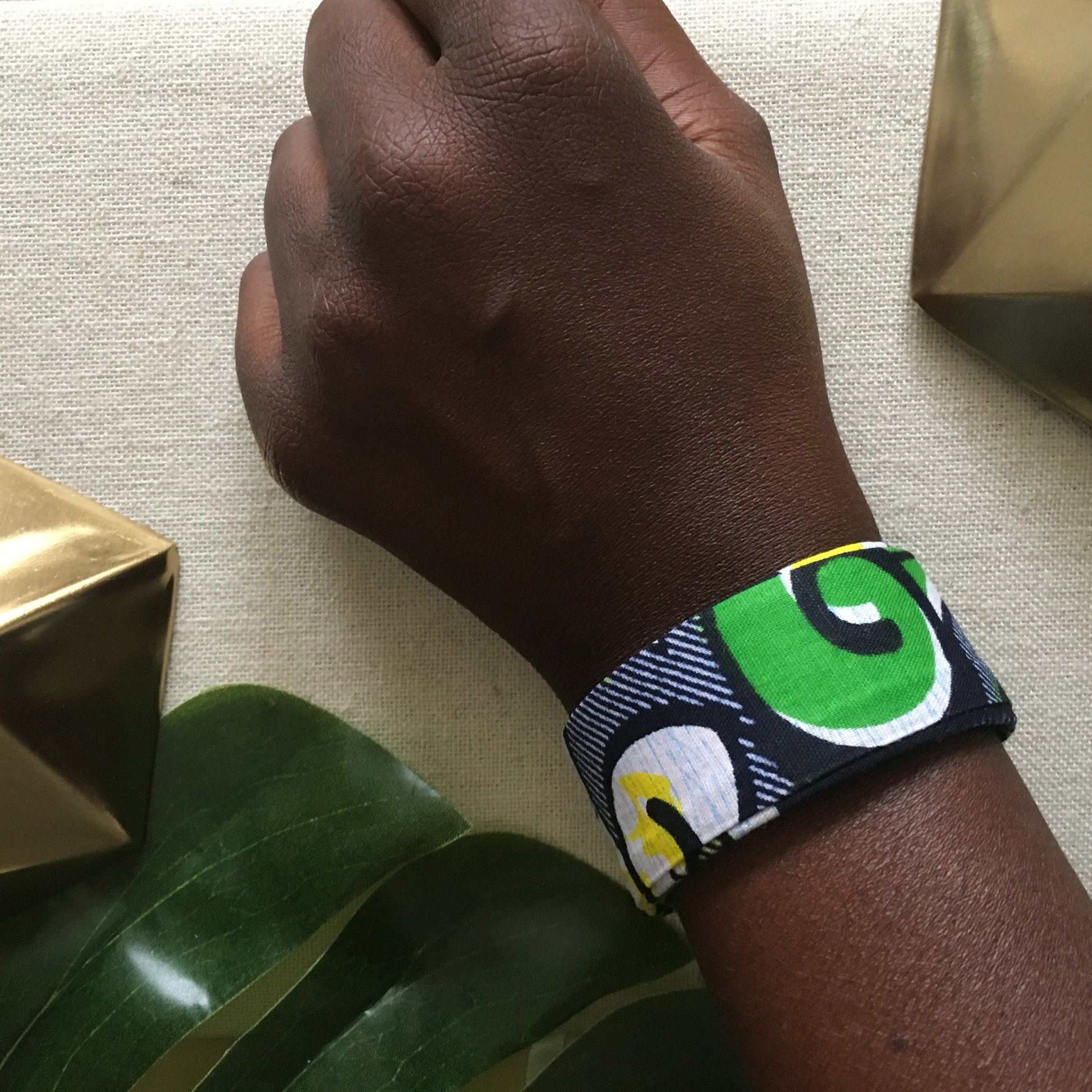 Ankara Magic Wrap Ponytail Hair Band - Green Gavivi - Loccessories™