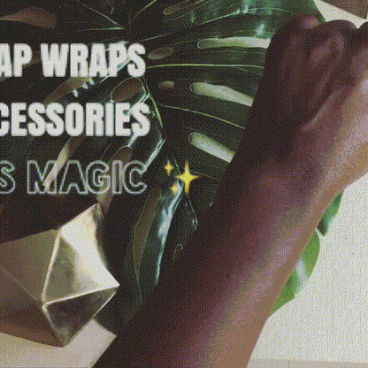 Ankara Magic Wrap Ponytail Hair Band - Green Gavivi - Loccessories™