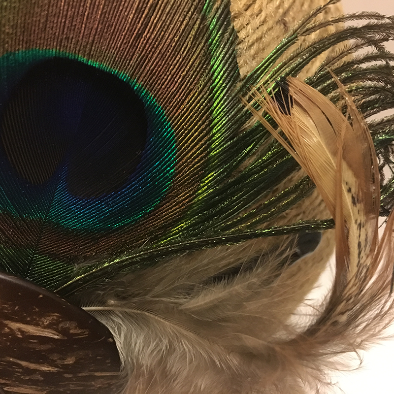 Peacock Hair Flower - Pandora Cocoshell - Loccessories™