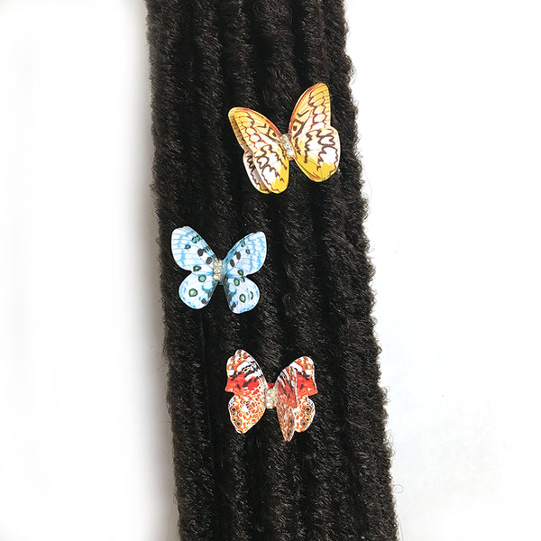 Adjustable Loc Beads - Flutterfly Butterfly - Loccessories™