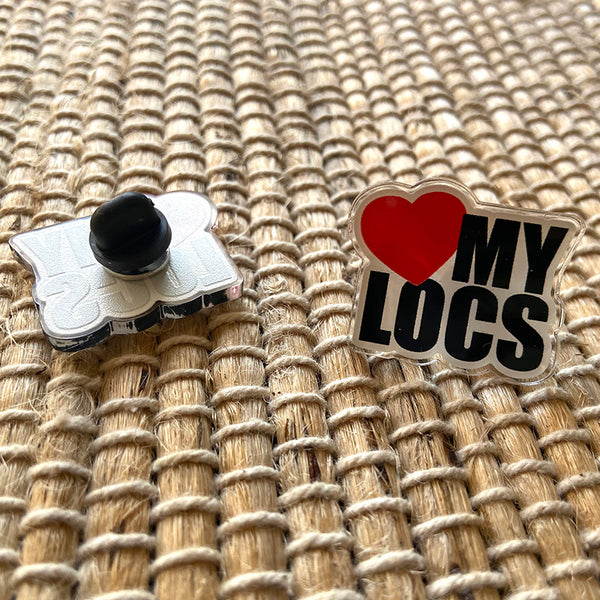 Love My Locs Lapel Pin - Stocking Stuffer