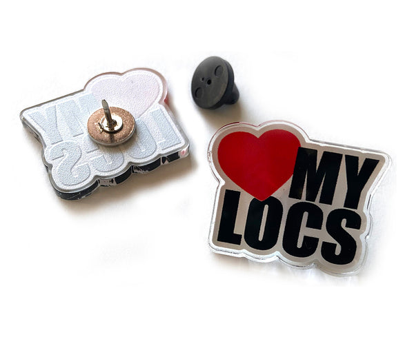 Love My Locs Lapel Pin - Stocking Stuffer