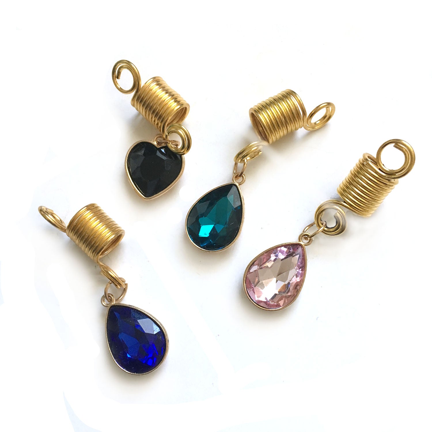 Teardrop Dangles Loc Jewelry - Loccessories™